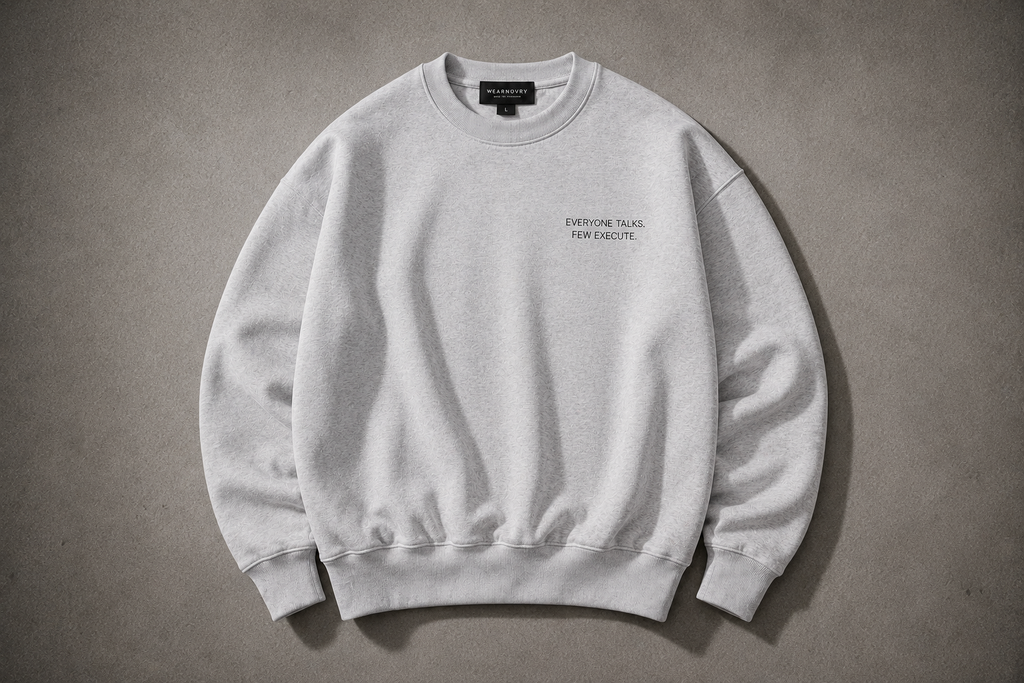 Everybody Talks. Few Execute. Heavyweight Sweatshirt - Sweatshirt - WearNovry