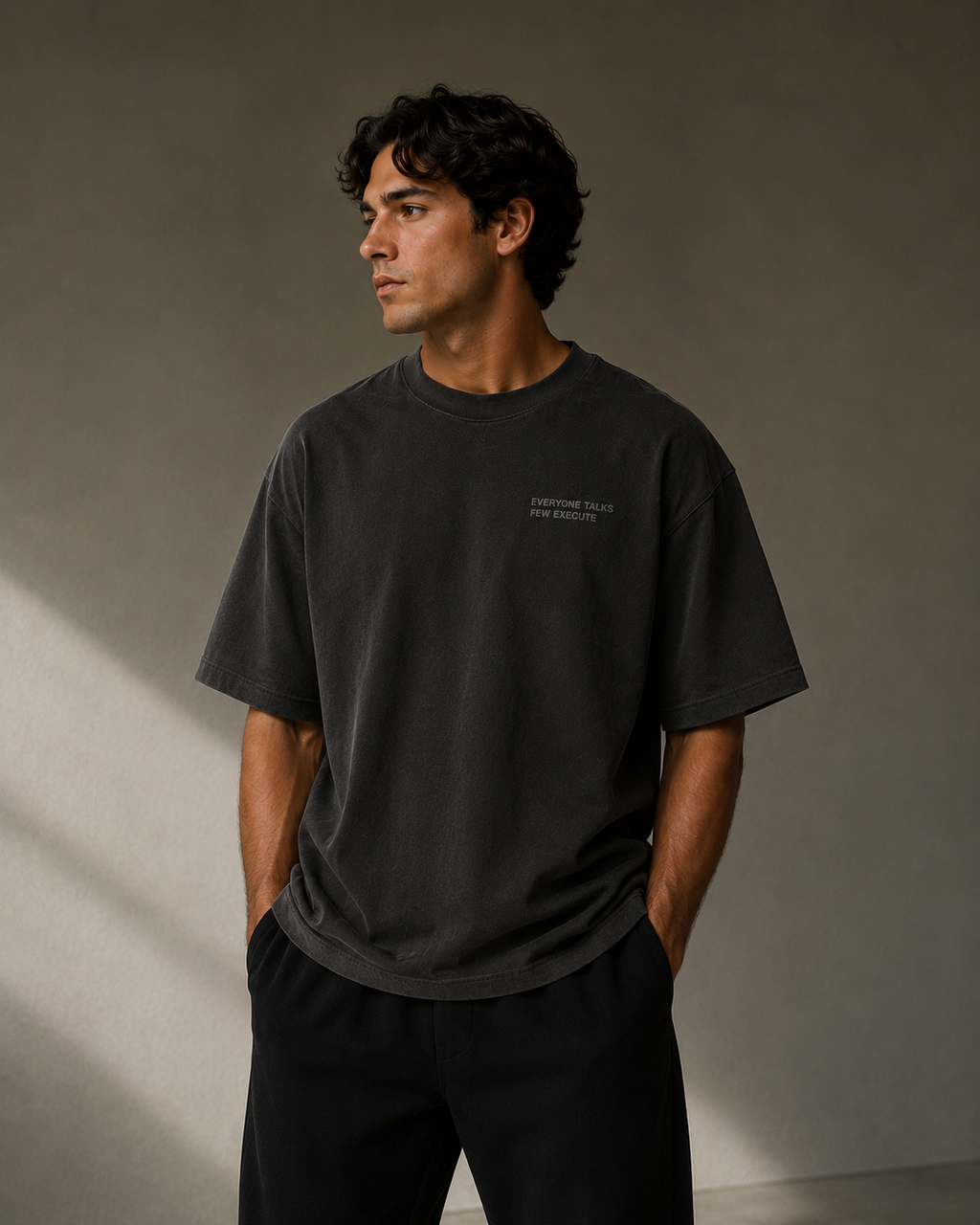 Everyone Talks, Few Execute Oversized Tee - T-Shirt - WearNovry