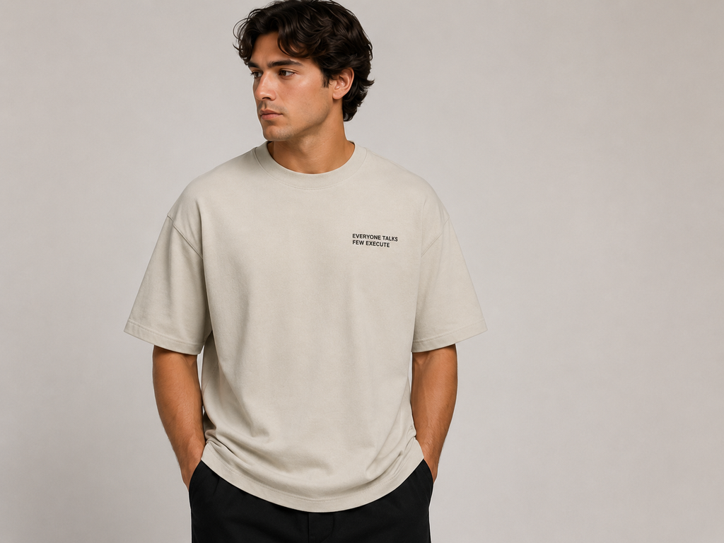 Everyone Talks, Few Execute Oversized Tee - T-Shirt - WearNovry