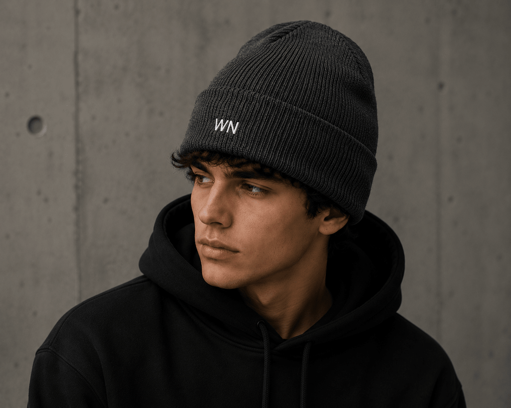 Monochrome Beanie - Hats - WearNovry