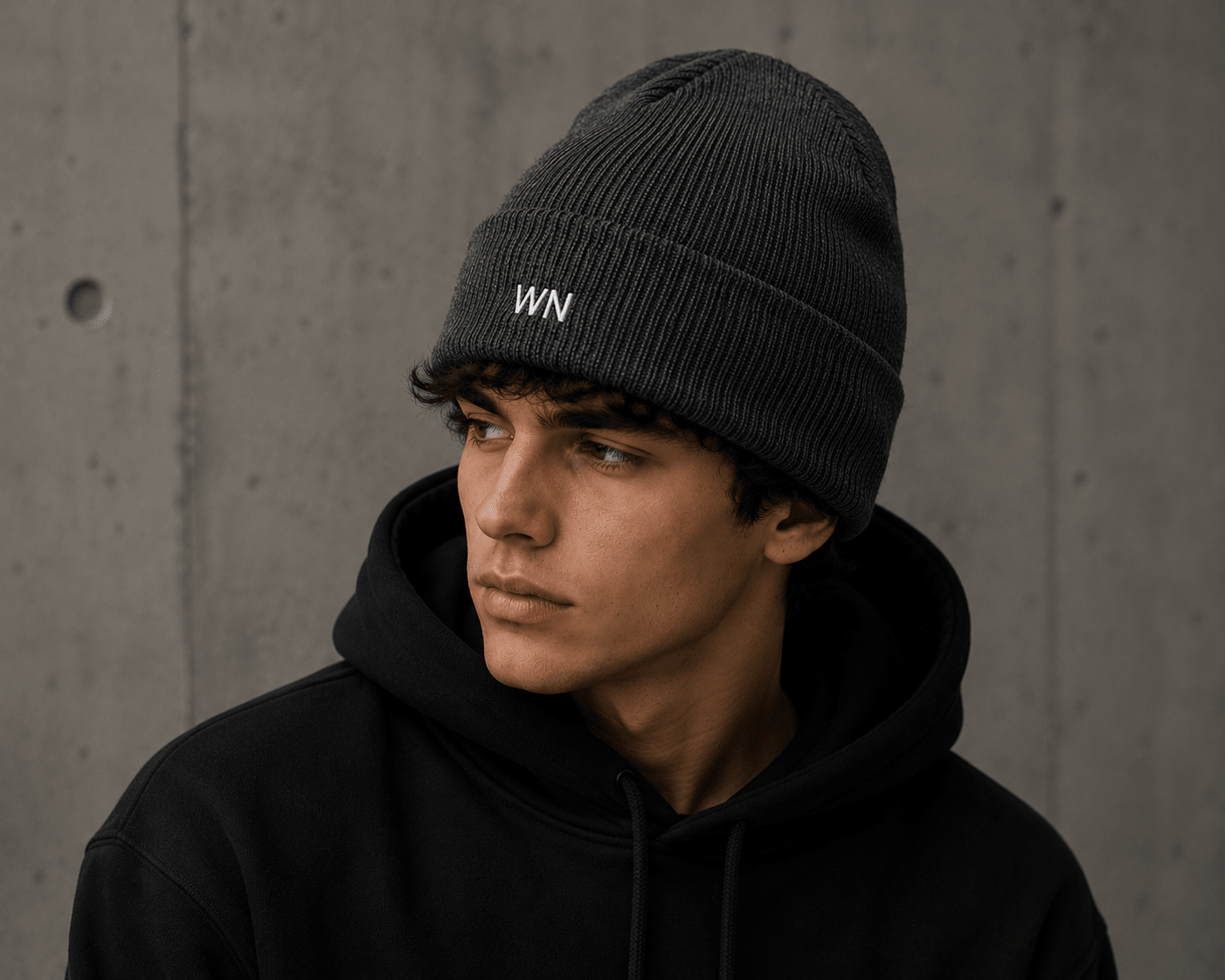 Monochrome Beanie - Hats - WearNovry