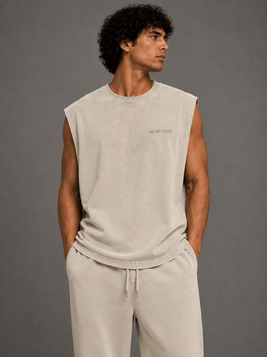 Silent State Oversized Tank - Tank Top - WearNovry