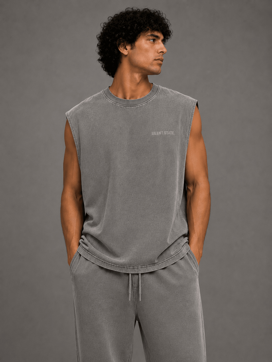 Silent State Oversized Tank - Tank Top - WearNovry