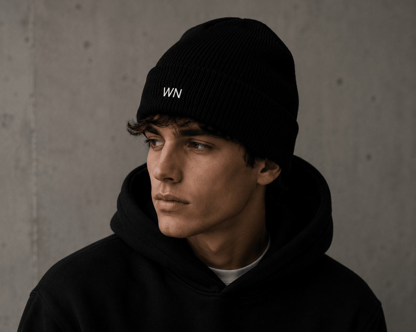 Monochrome Beanie - Hats - WearNovry