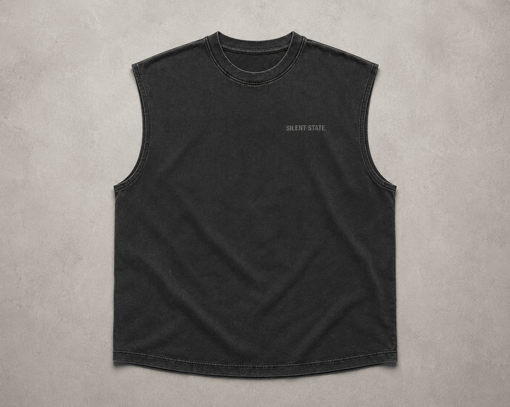 Silent State Oversized Tank - Tank Top - WearNovry