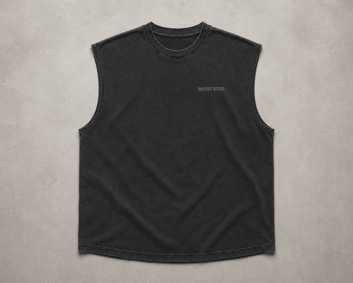 Silent State Oversized Tank - Tank Top - WearNovry