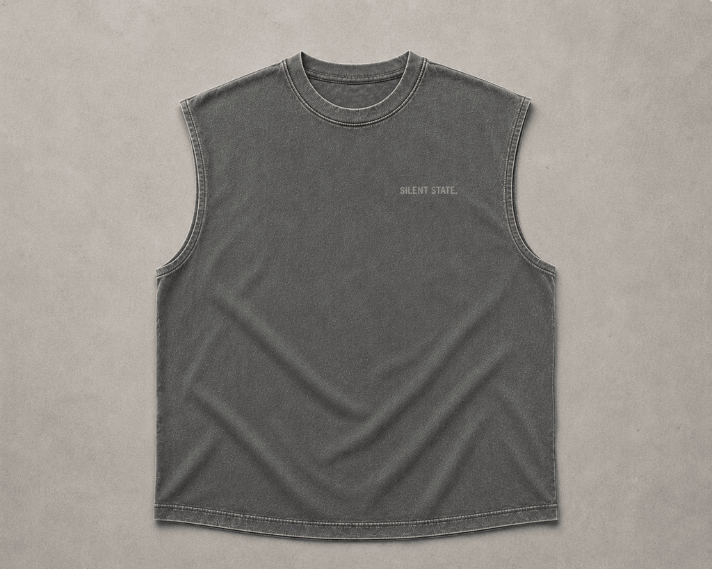 Silent State Oversized Tank - Tank Top - WearNovry