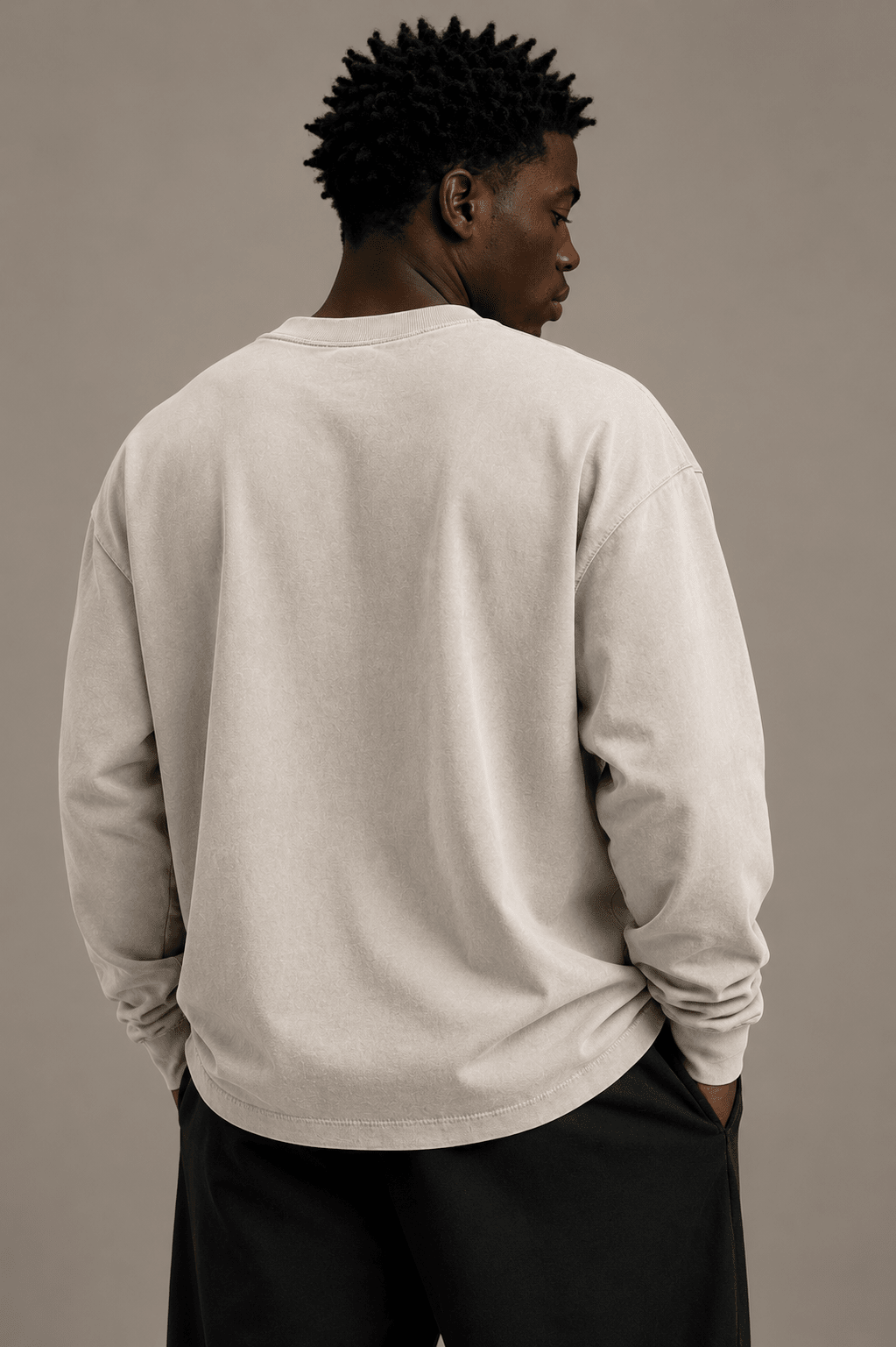 Less Noise. Heavy Faded Long Sleeve Tee - T-Shirt - WearNovry