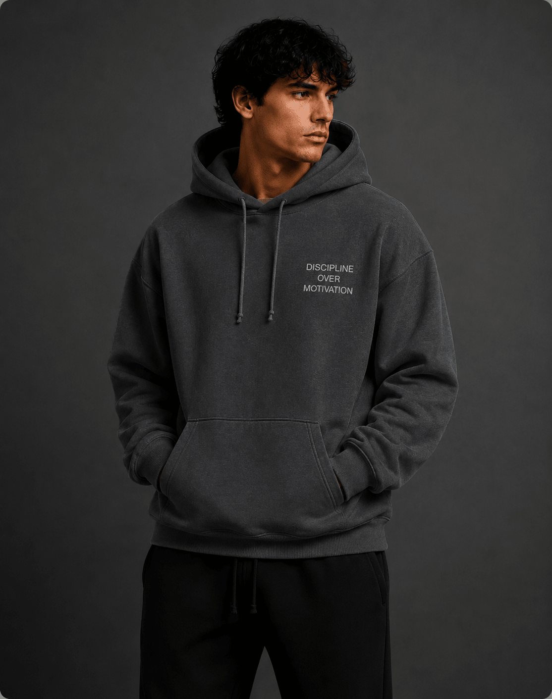 Discipline Over Motivation Hoodie - Hoodie - WearNovry