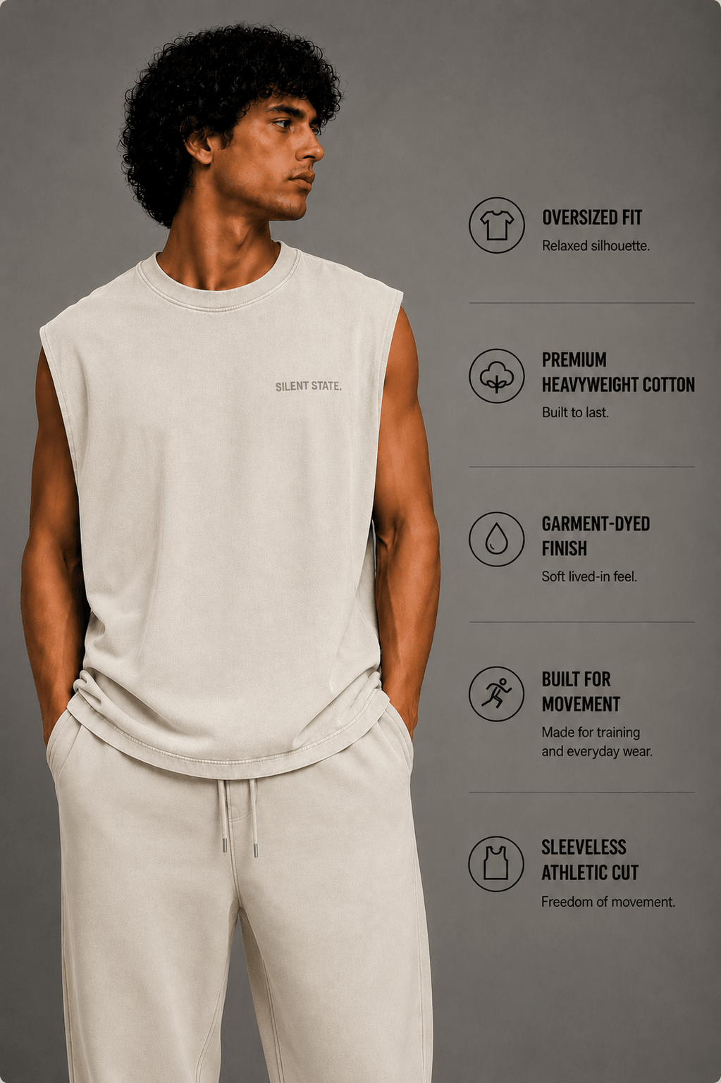 Silent State Tank - Tank Top - WearNovry