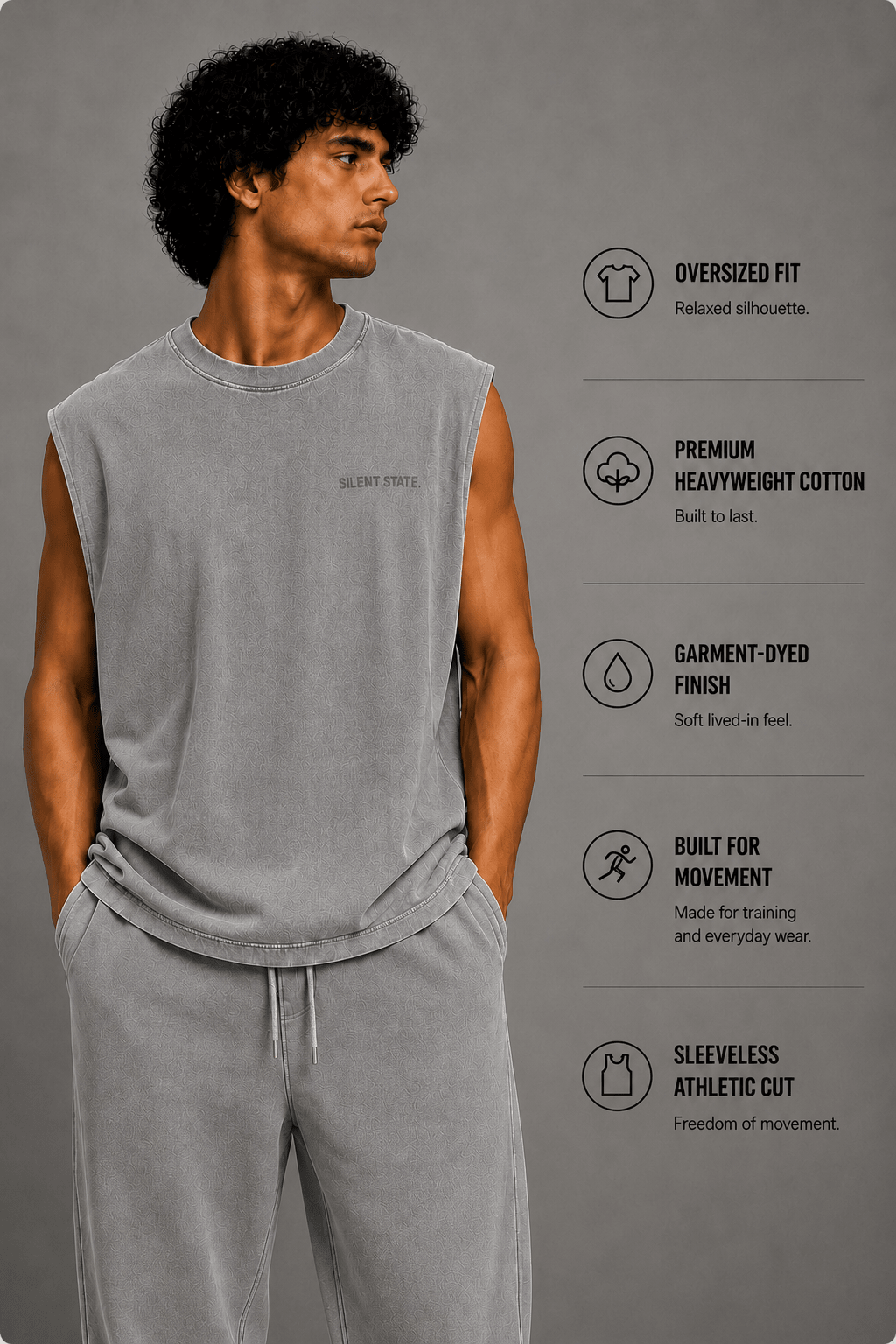 Silent State Tank - Tank Top - WearNovry