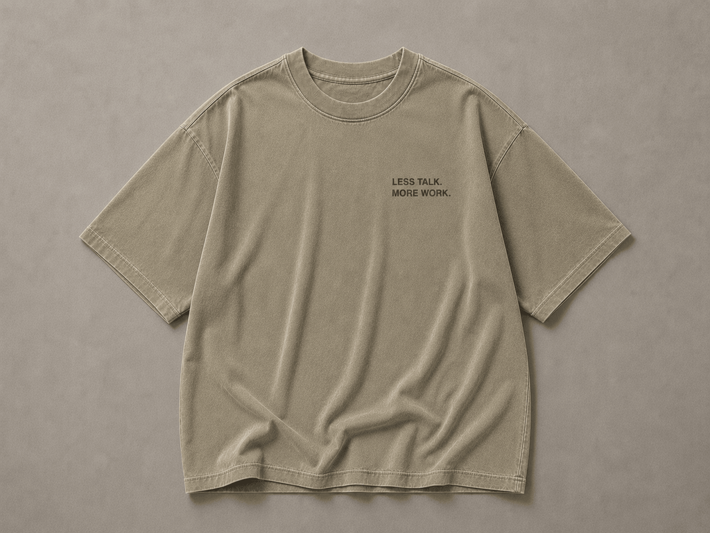 Less Talk. More Work. Tee - T-Shirt - WearNovry