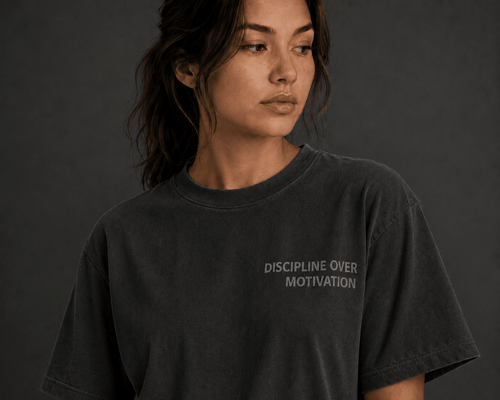 Discipline Over Motivation Tee - T-Shirt - WearNovry