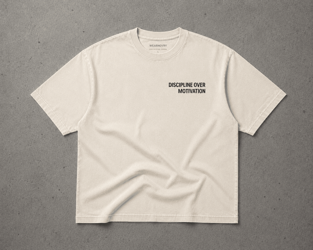 Discipline Over Motivation Tee - T-Shirt - WearNovry