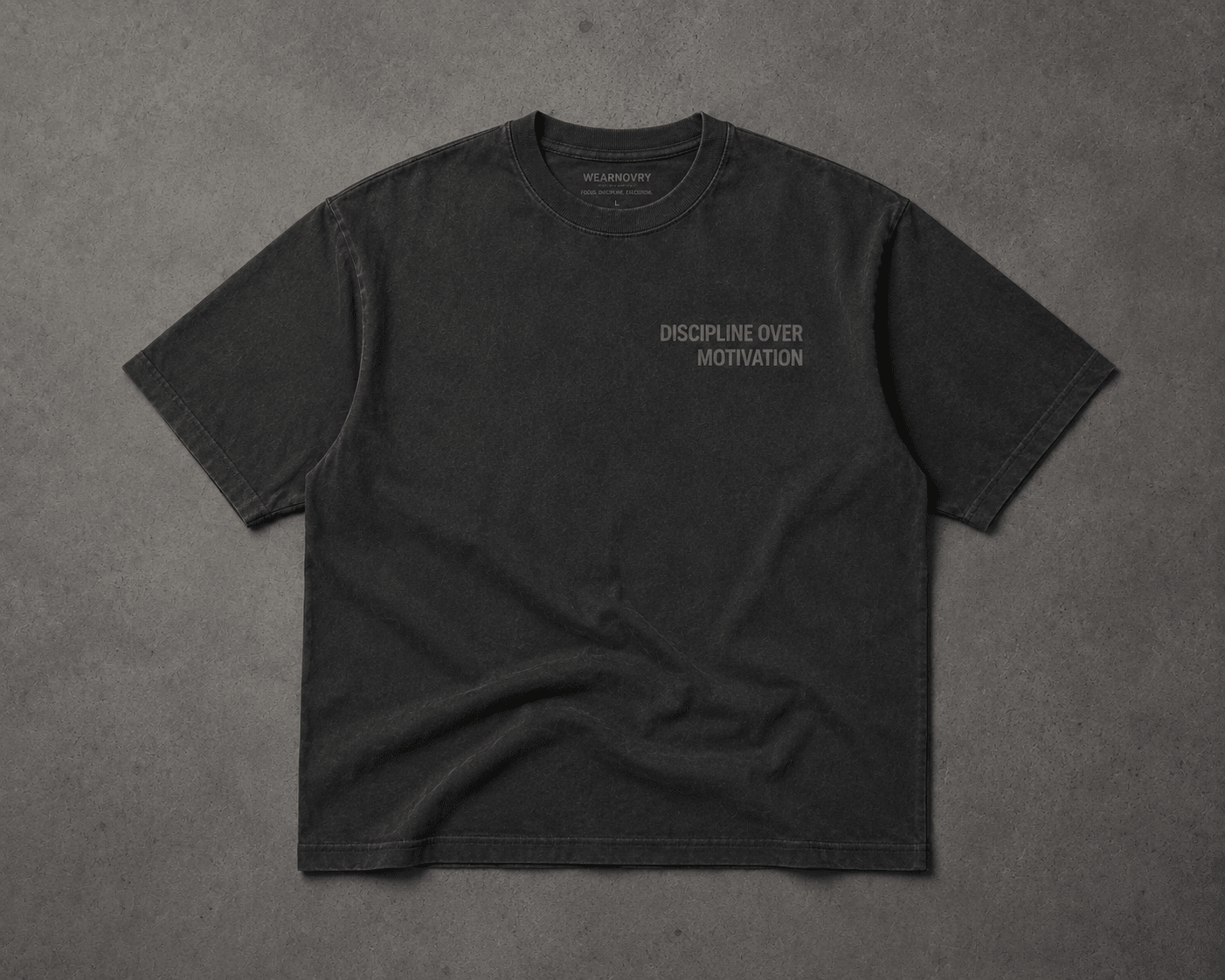 Discipline Over Motivation Tee - T-Shirt - WearNovry