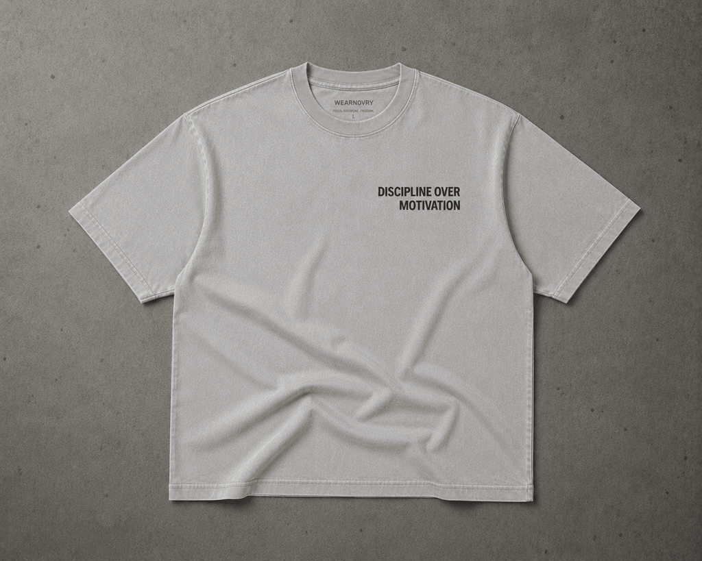 Discipline Over Motivation Tee - T-Shirt - WearNovry