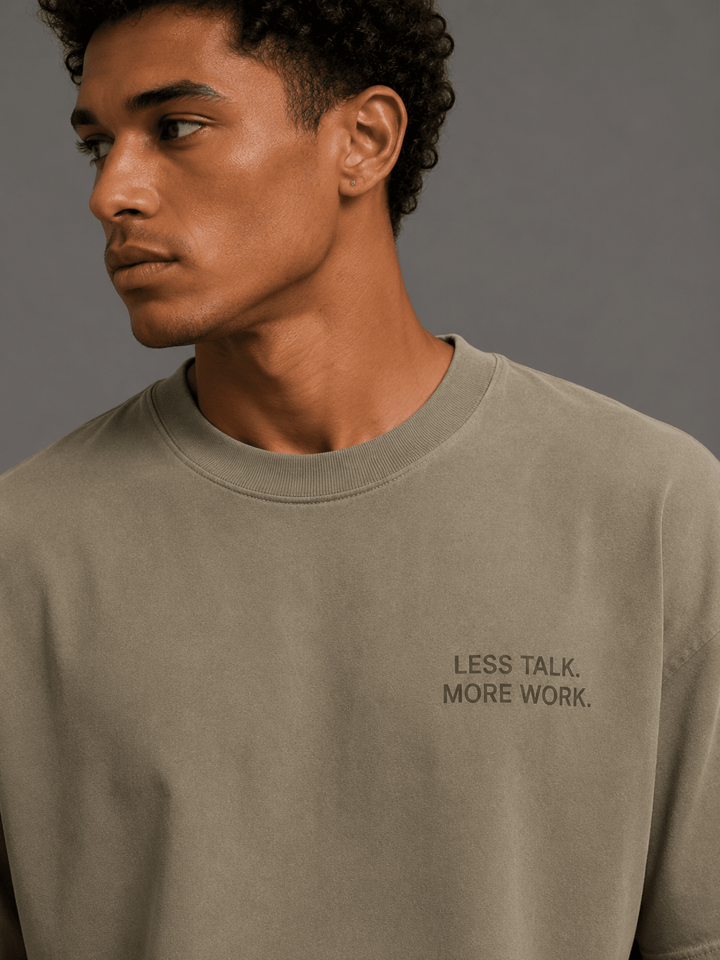 Less Talk. More Work. Heavyweight Tee - T-Shirt - WearNovry