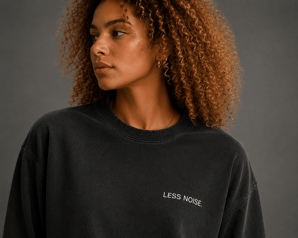 Less Noise. Long Sleeve - T-Shirt - WearNovry