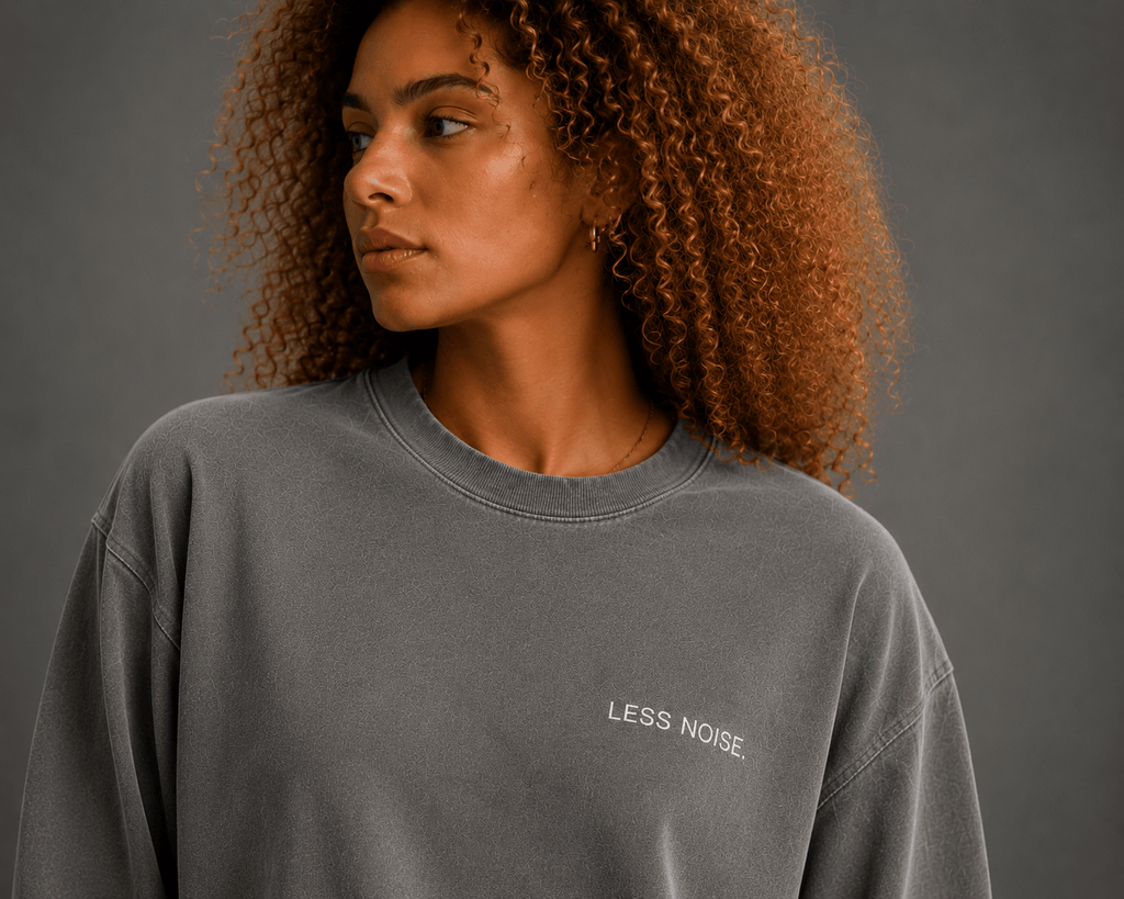 Less Noise. Long Sleeve - T-Shirt - WearNovry