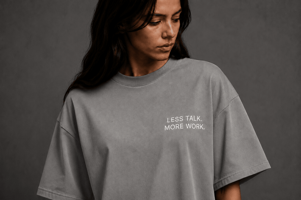 Less Talk. More Work. Tee - T-Shirt - WearNovry