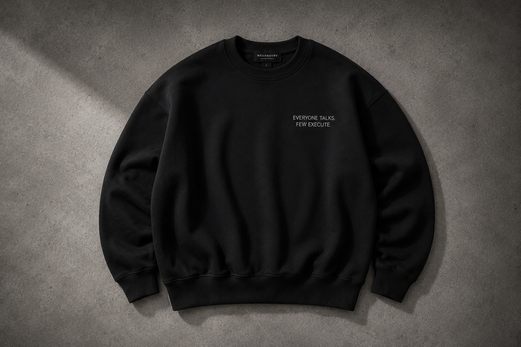 Everybody Talks. Few Execute. Heavyweight Sweatshirt - Sweatshirt - WearNovry