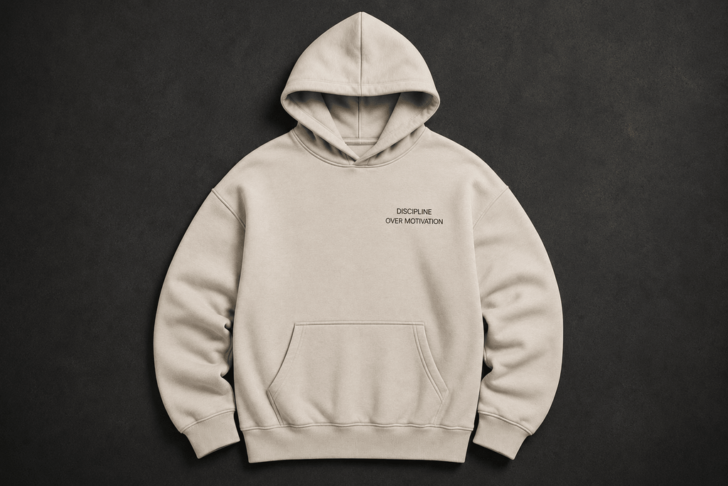 Discipline Over Motivation Hoodie - Hoodie - WearNovry