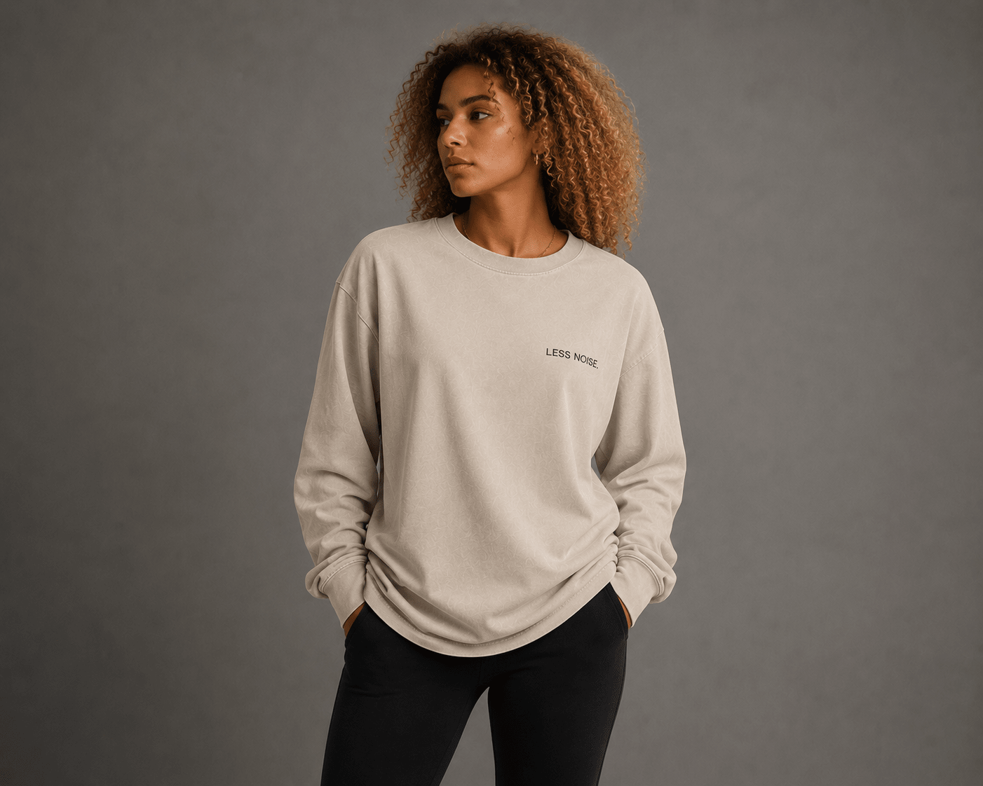 Less Noise. Long Sleeve - T-Shirt - WearNovry
