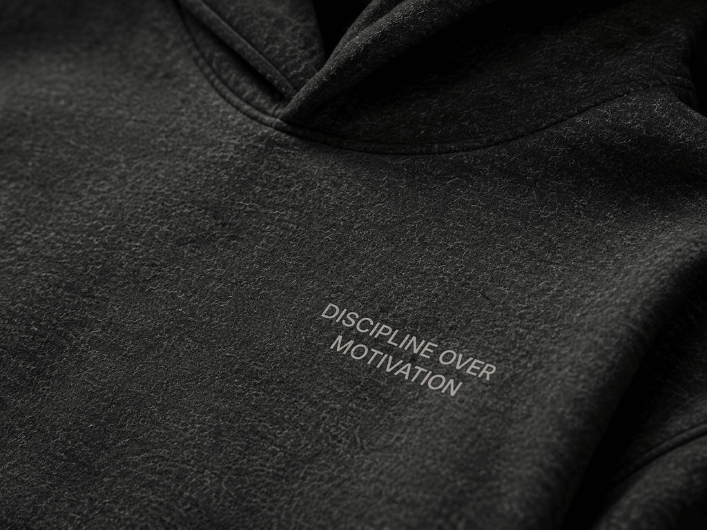 Discipline Over Motivation Hoodie - Hoodie - WearNovry