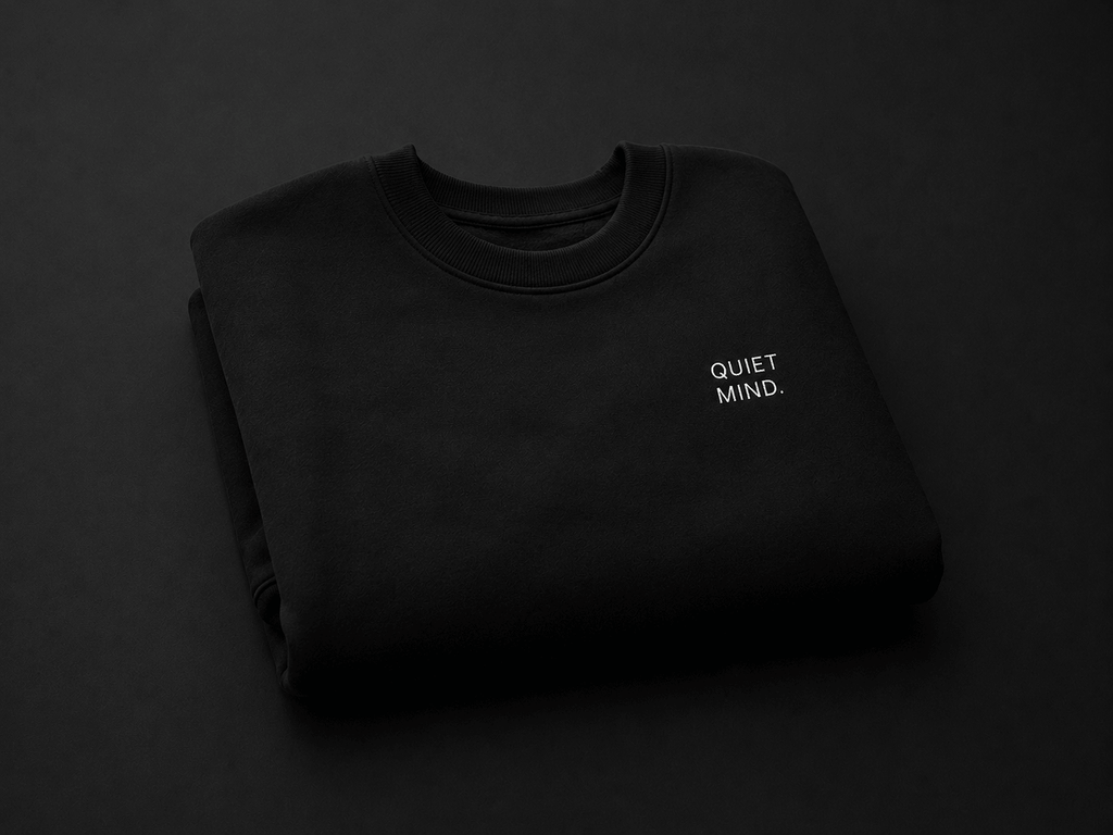 Quiet Mind Heavyweight Sweatshirt - Sweatshirt - WearNovry