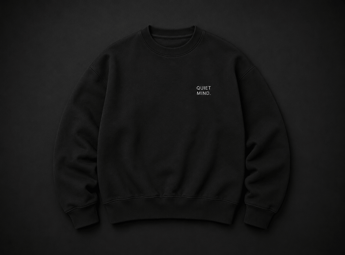 Quiet Mind Heavyweight Sweatshirt - Sweatshirt - WearNovry