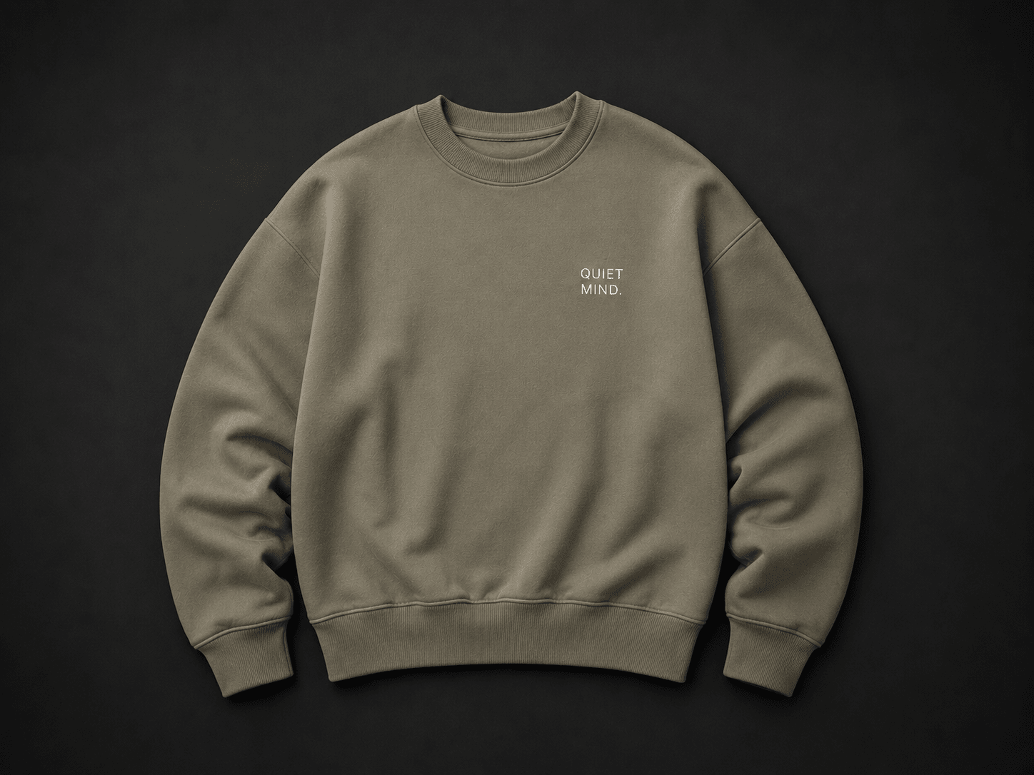 Quiet Mind Heavyweight Sweatshirt - Sweatshirt - WearNovry