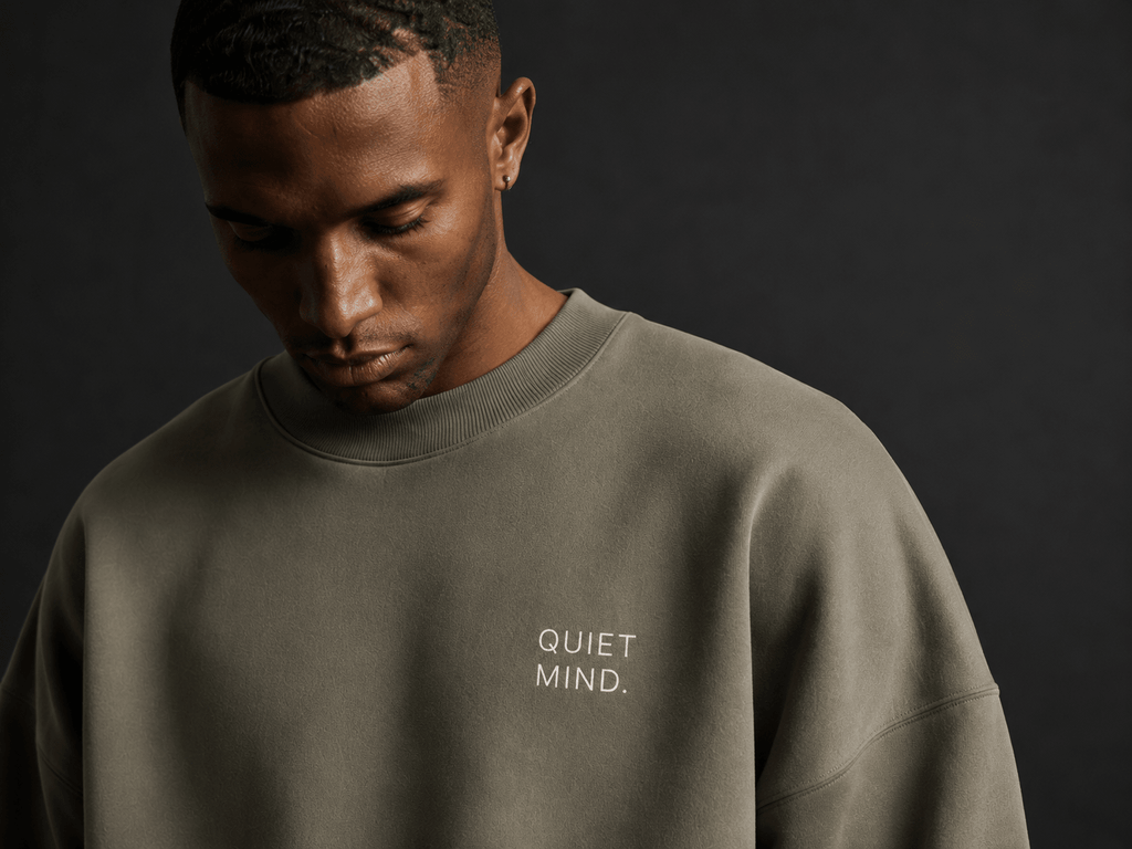 Quiet Mind Heavyweight Sweatshirt - Sweatshirt - WearNovry