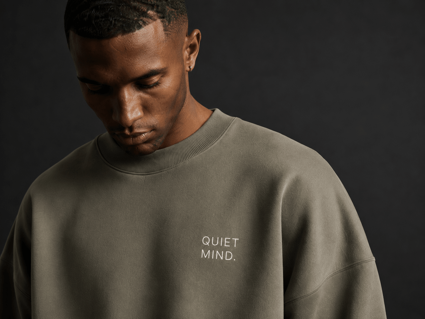 Quiet Mind Heavyweight Sweatshirt - Sweatshirt - WearNovry