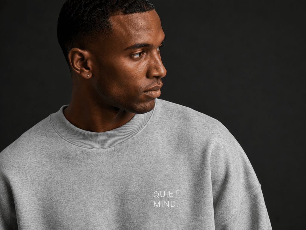 Quiet Mind Heavyweight Sweatshirt - Sweatshirt - WearNovry