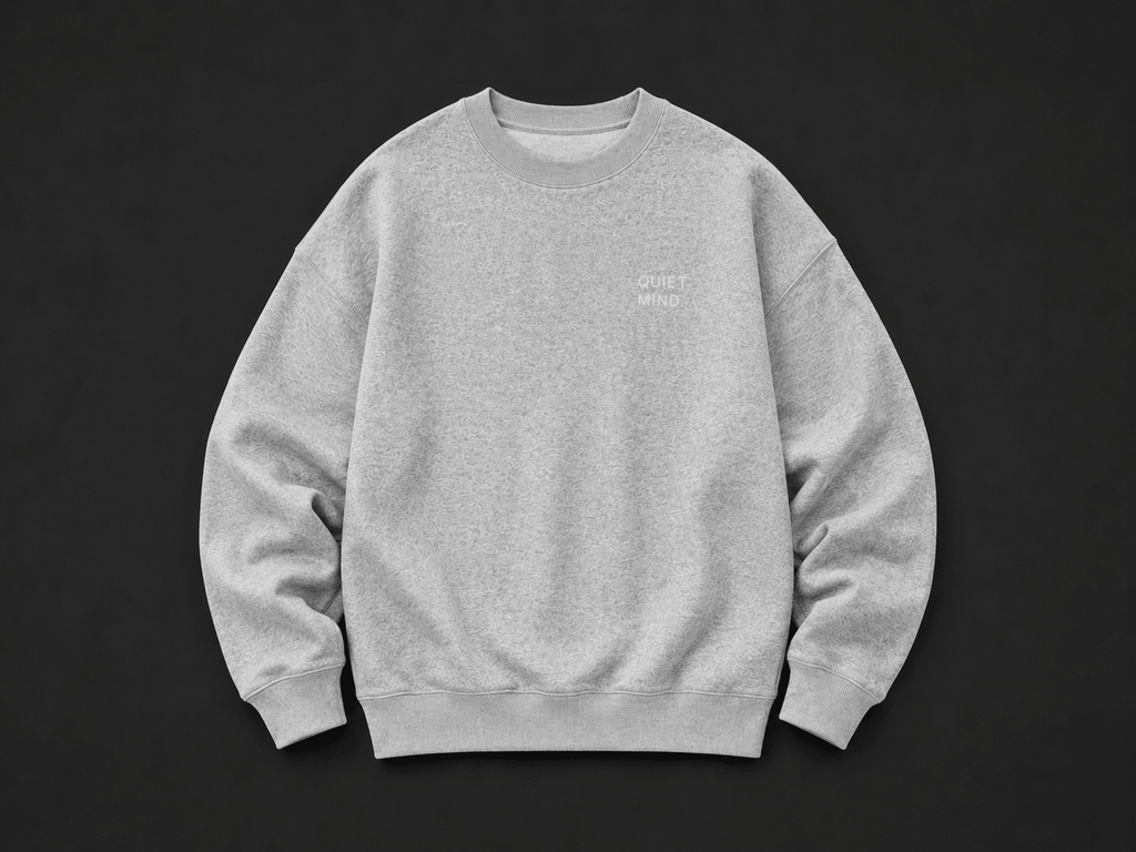 Quiet Mind Heavyweight Sweatshirt - Sweatshirt - WearNovry