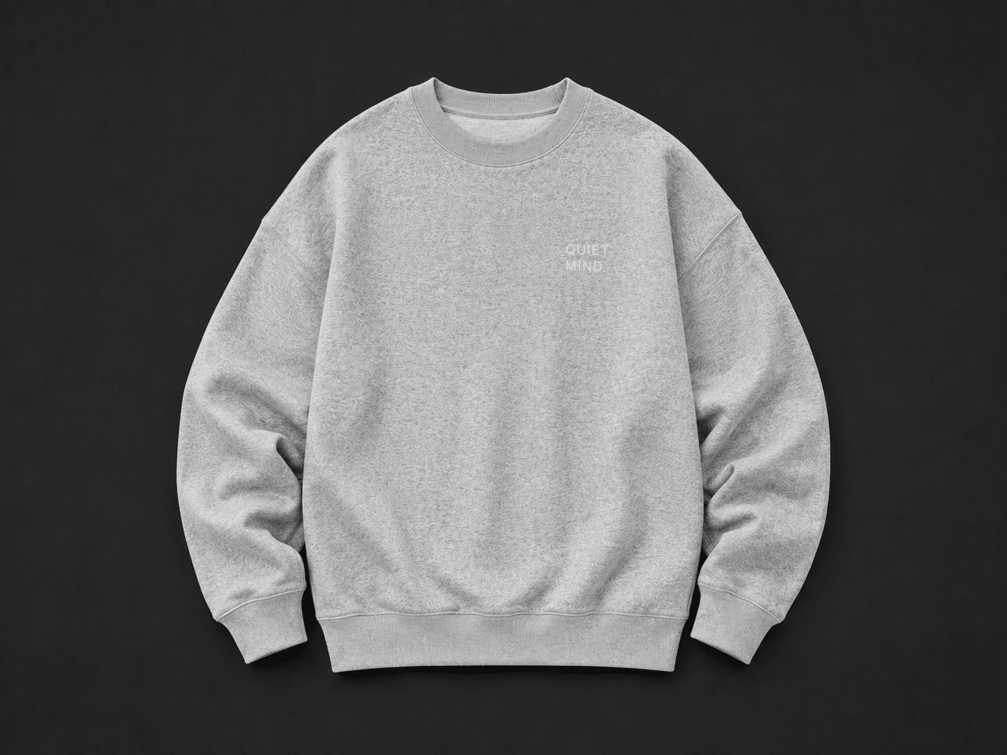 Quiet Mind Heavyweight Sweatshirt - Sweatshirt - WearNovry