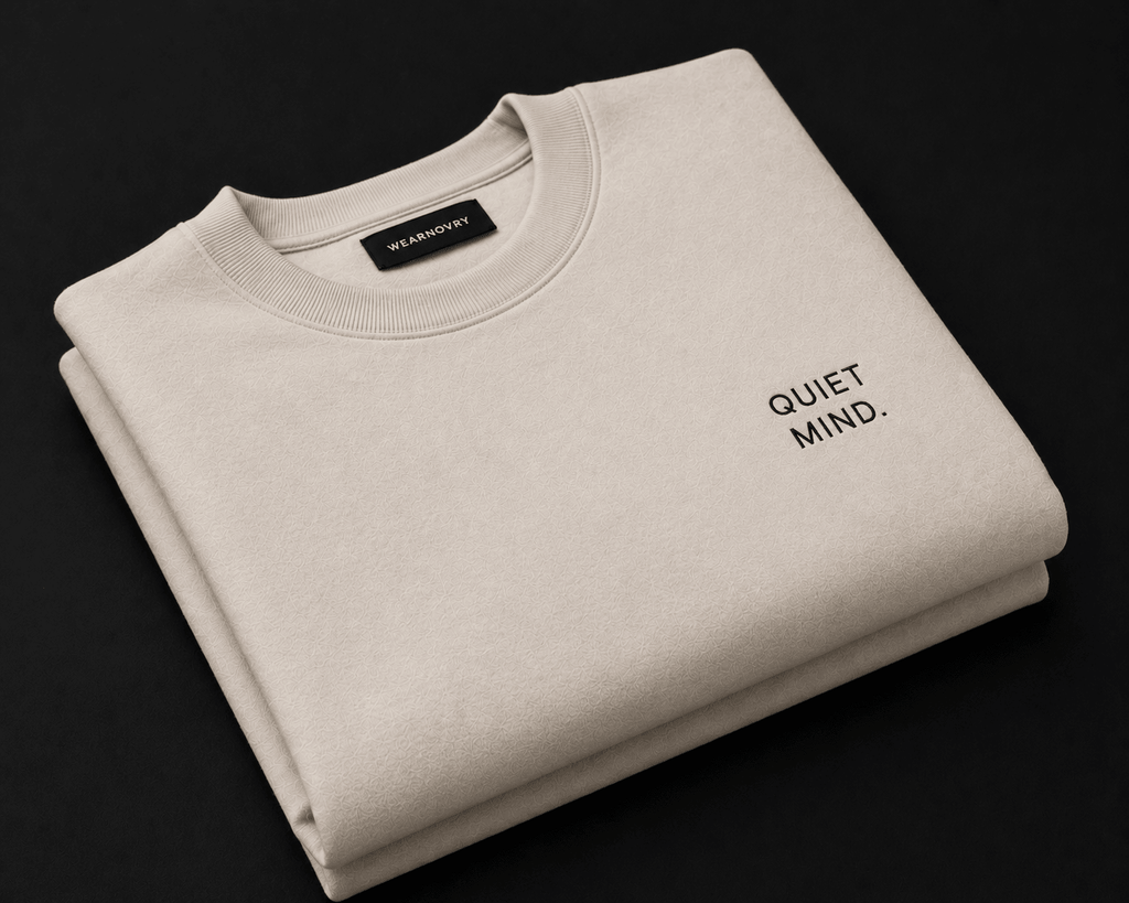 Quiet Mind Heavyweight Sweatshirt - Sweatshirt - WearNovry