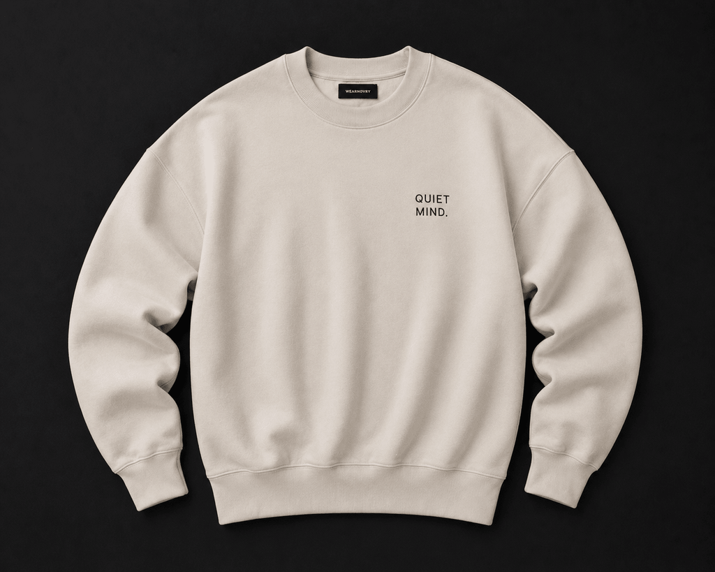 Quiet Mind Heavyweight Sweatshirt - Sweatshirt - WearNovry