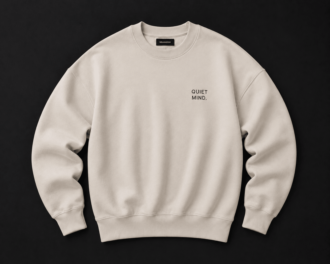 Quiet Mind Heavyweight Sweatshirt - Sweatshirt - WearNovry