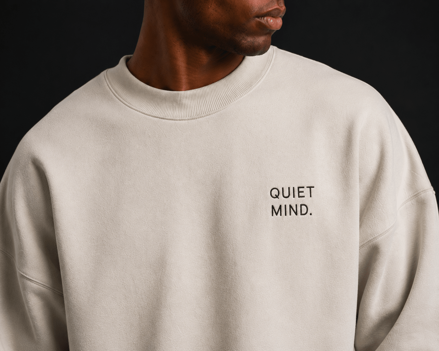 Quiet Mind Heavyweight Sweatshirt - Sweatshirt - WearNovry