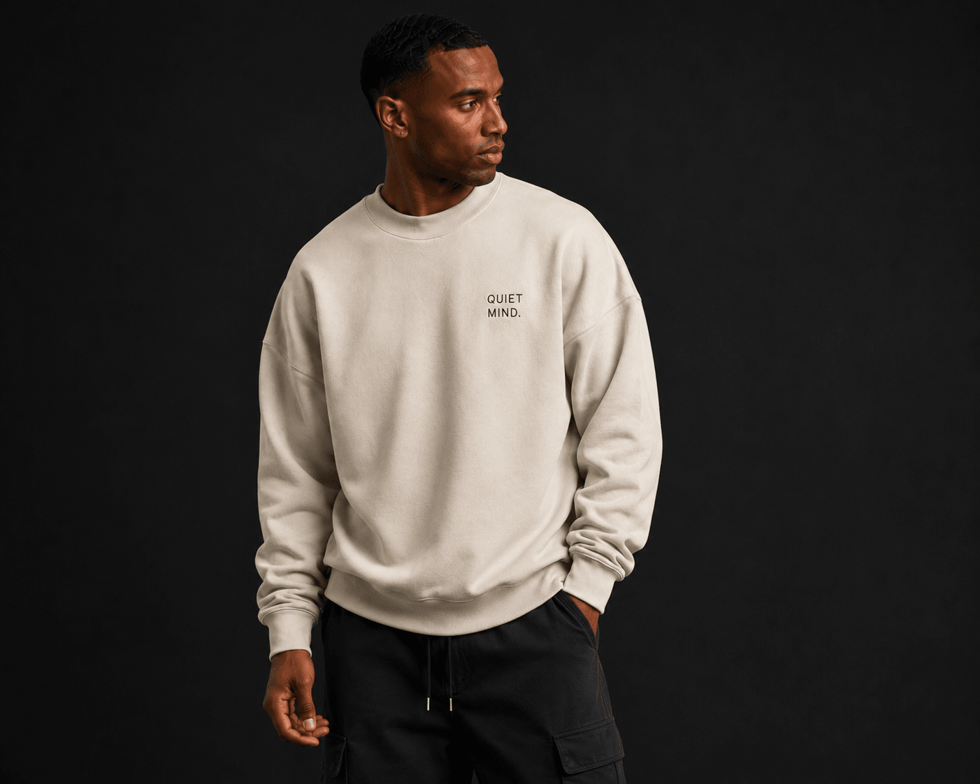 Quiet Mind Heavyweight Sweatshirt - Sweatshirt - WearNovry
