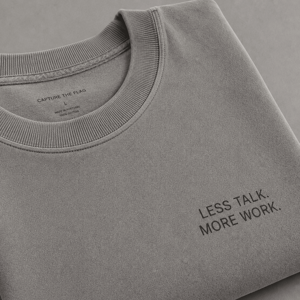 Less Talk. More Work. Heavyweight Tee - T-Shirt - WearNovry