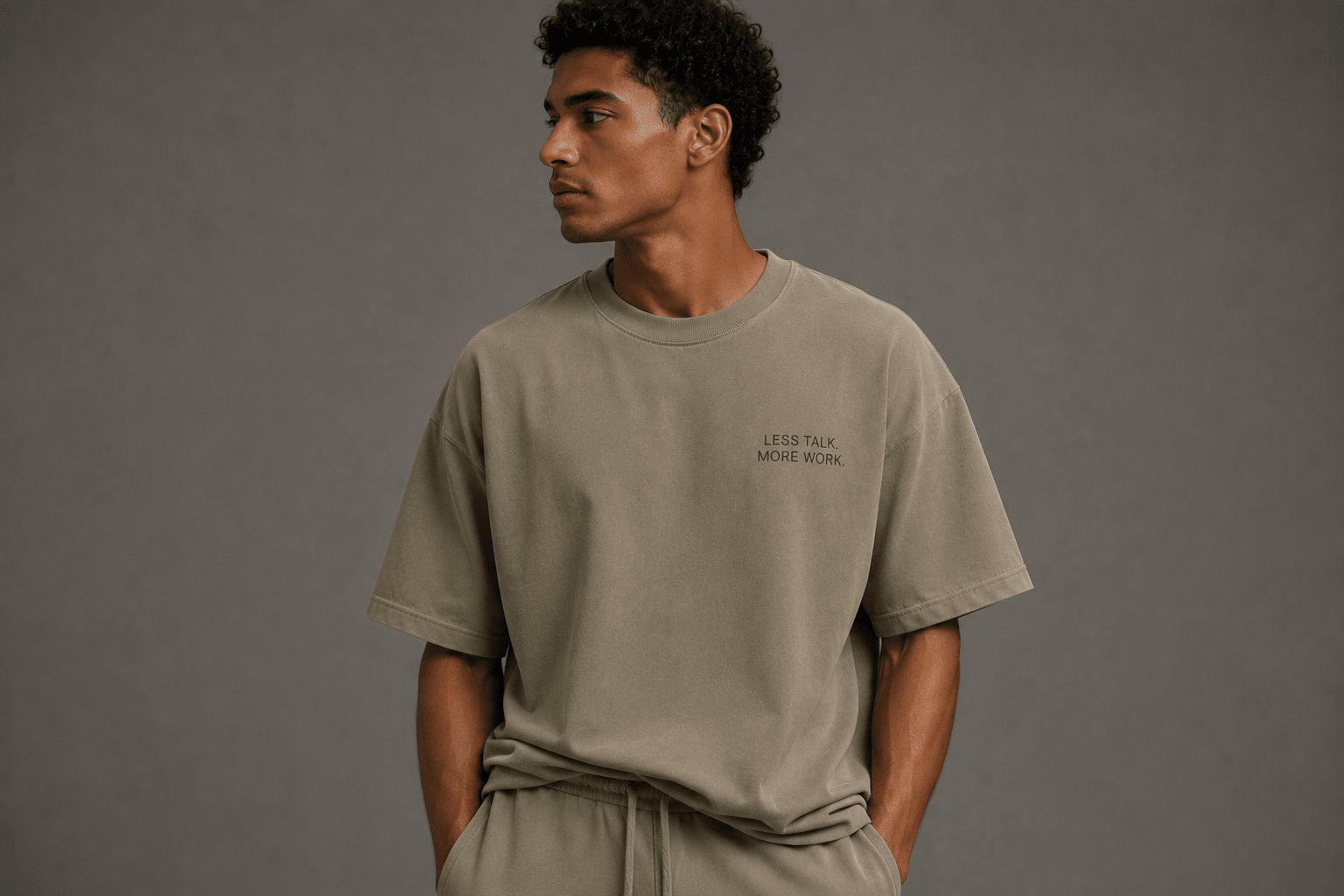 Less Talk. More Work. Heavyweight Tee - T-Shirt - WearNovry