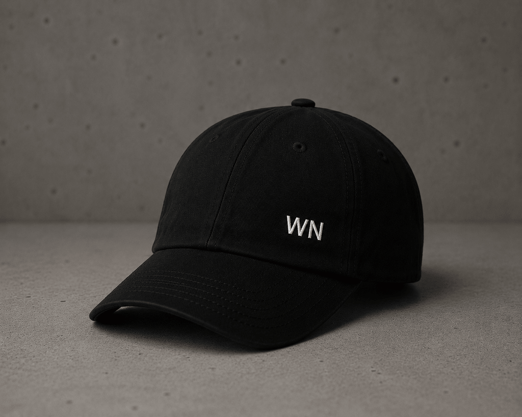 WN Monochrome Cap front view