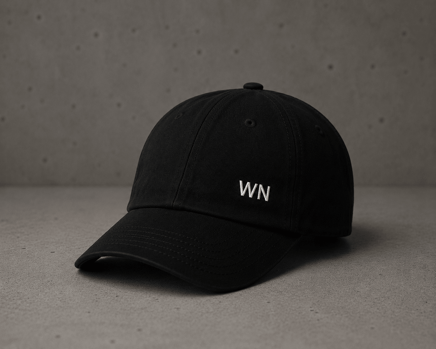 WN Monochrome Cap front view